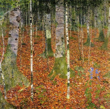 白樺の木のある農家 グスタフ・クリムト Oil Paintings